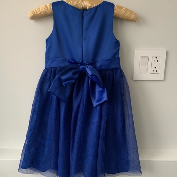 Gymboree royal blue holiday dress with jewels size 5 - Picture 2 of 8